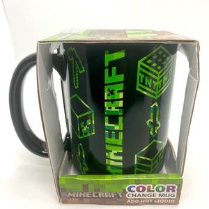 Zak Designs Minecraft Color Change Mug 15 Oz. Black/Green